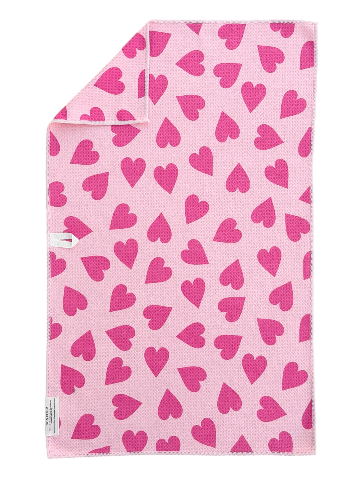 Pretty In Pink: Double-Sided Hand Towel