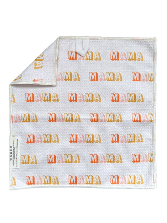 I Love You Mama: Double-Sided Washcloth