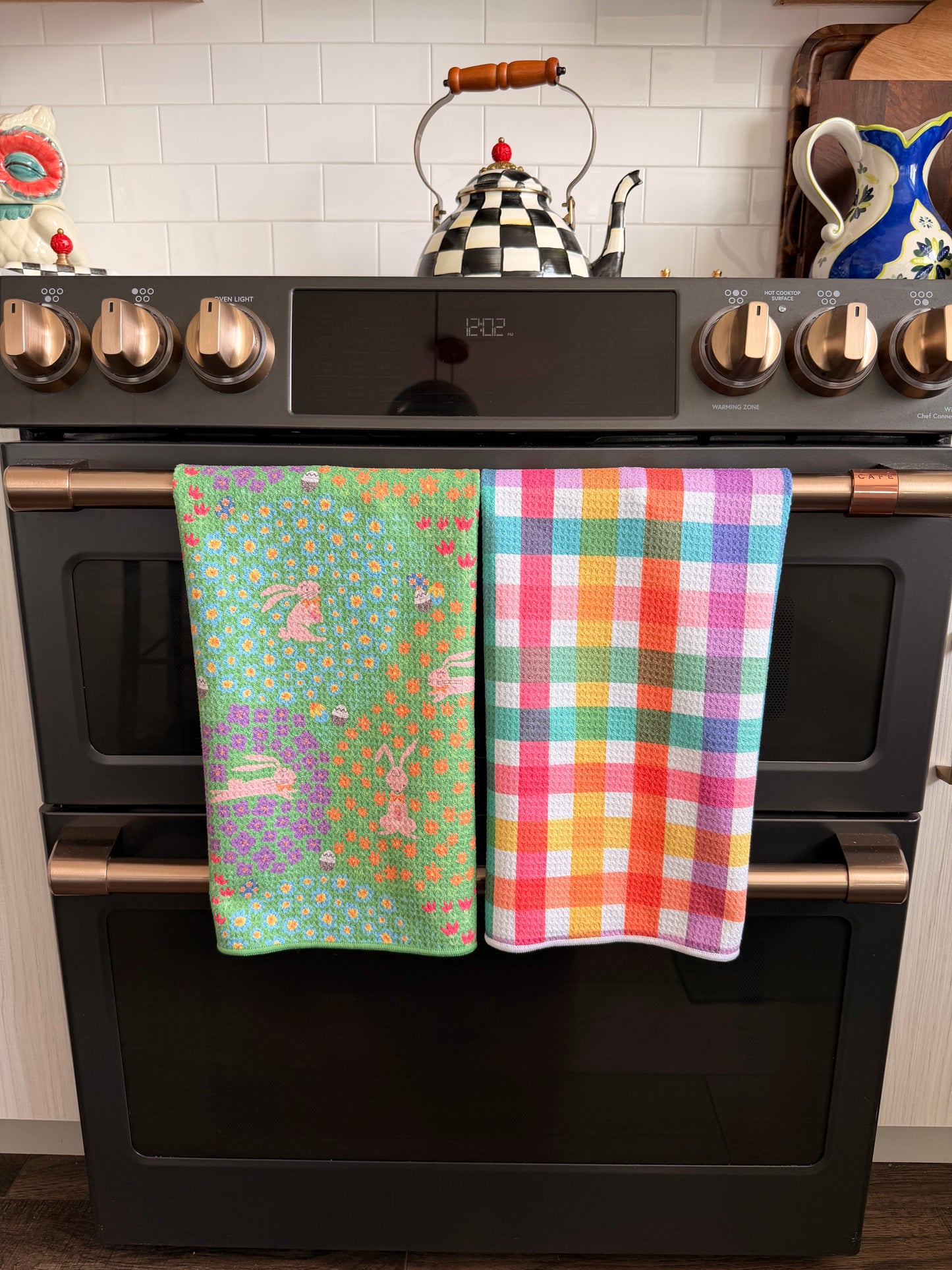 Hopping Meadow: Double-Sided Hand Towel