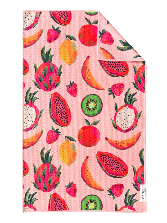 Tropical Salad: Double-Sided Hand Towel