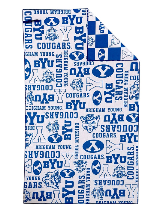 Bleeding Blue Pool Towel: Reversible