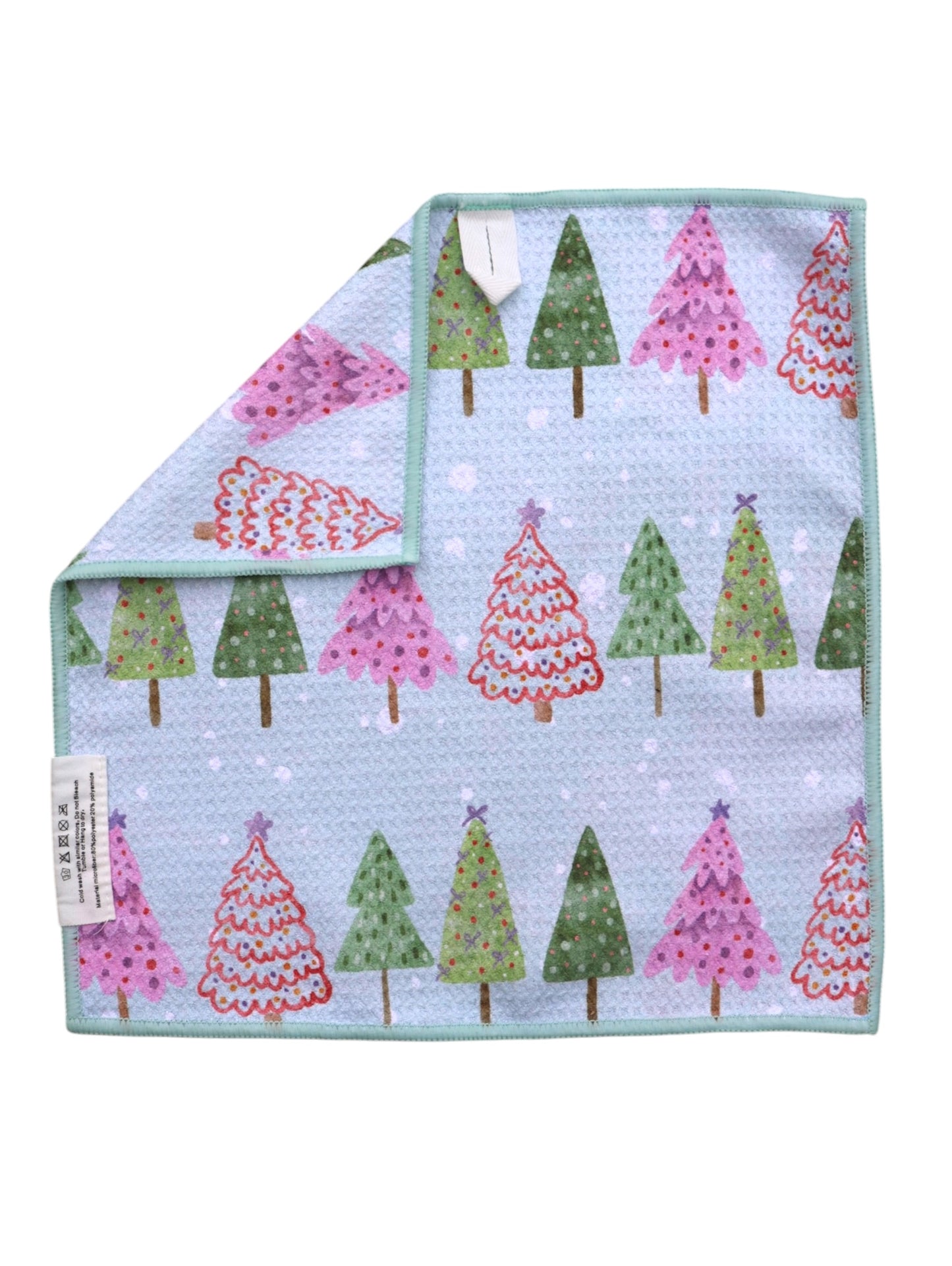 Sprinkled Pines: Double-Sided Washcloth
