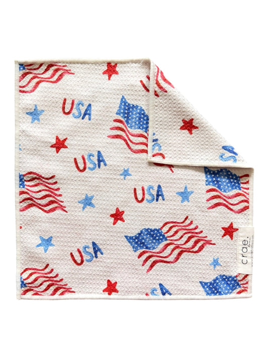 Liberty Wave: Double-Sided Washcloth