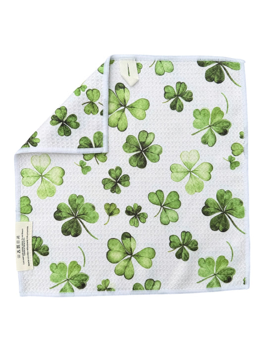 Shamrock Shuffle: Double-Sided Washcloth
