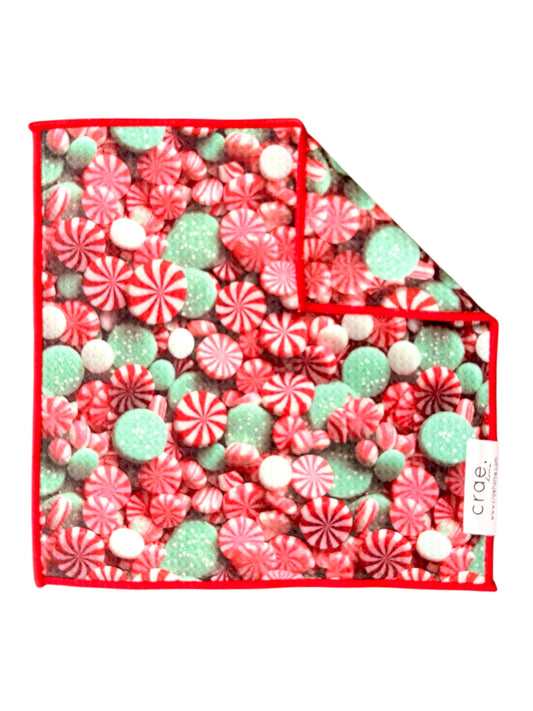 Peppermint Swirl: Double-Sided Washcloth