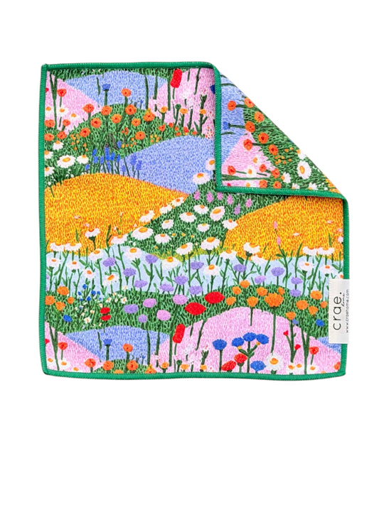 Happy Hills: Double-Sided Washcloth