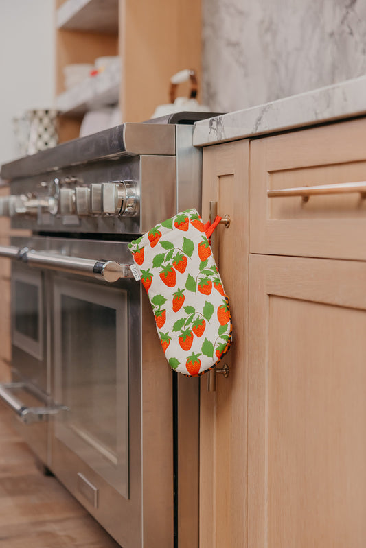 Berries and Cherries Oven Mitt
