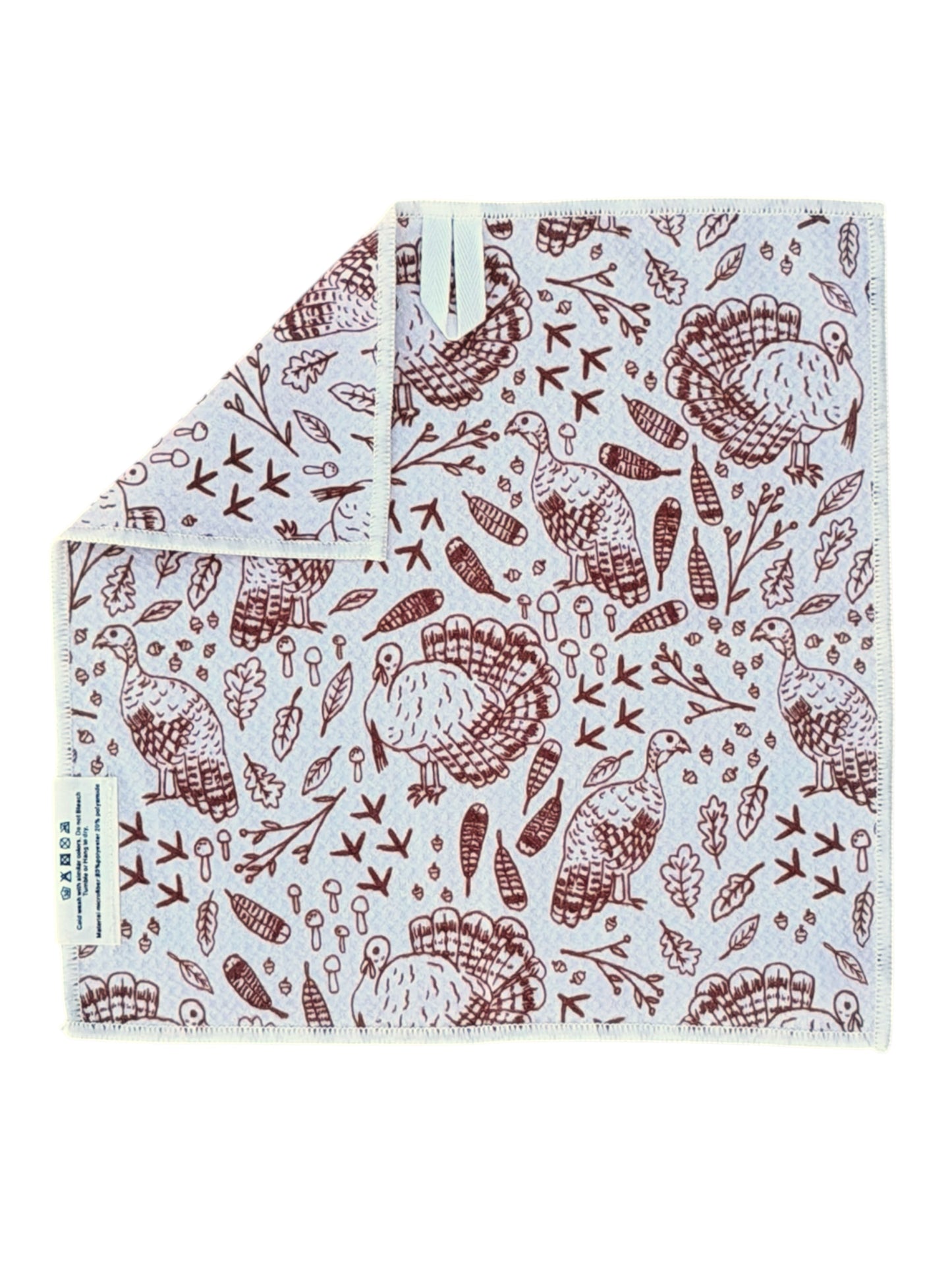 Turkey Trot: Double-Sided Washcloth