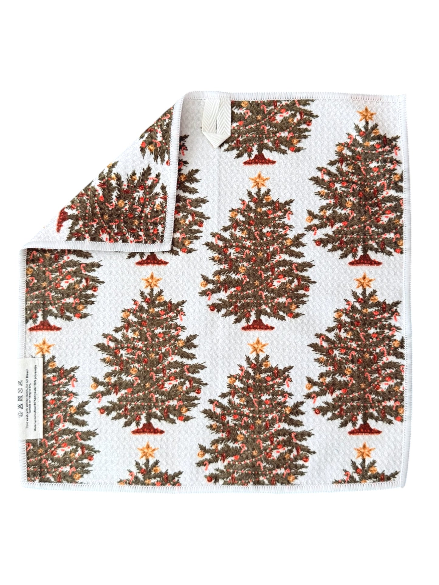 Sparkling Spruce: Double-Sided Washcloth