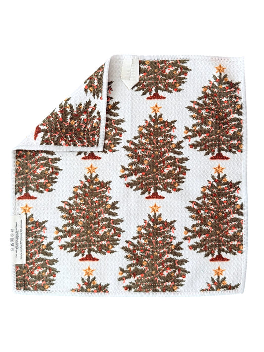 Sparkling Spruce: Double-Sided Washcloth