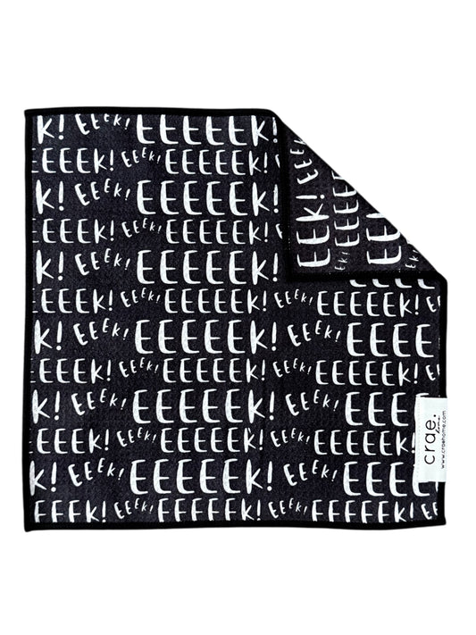 EEEEEk!: Double-Sided Washcloth