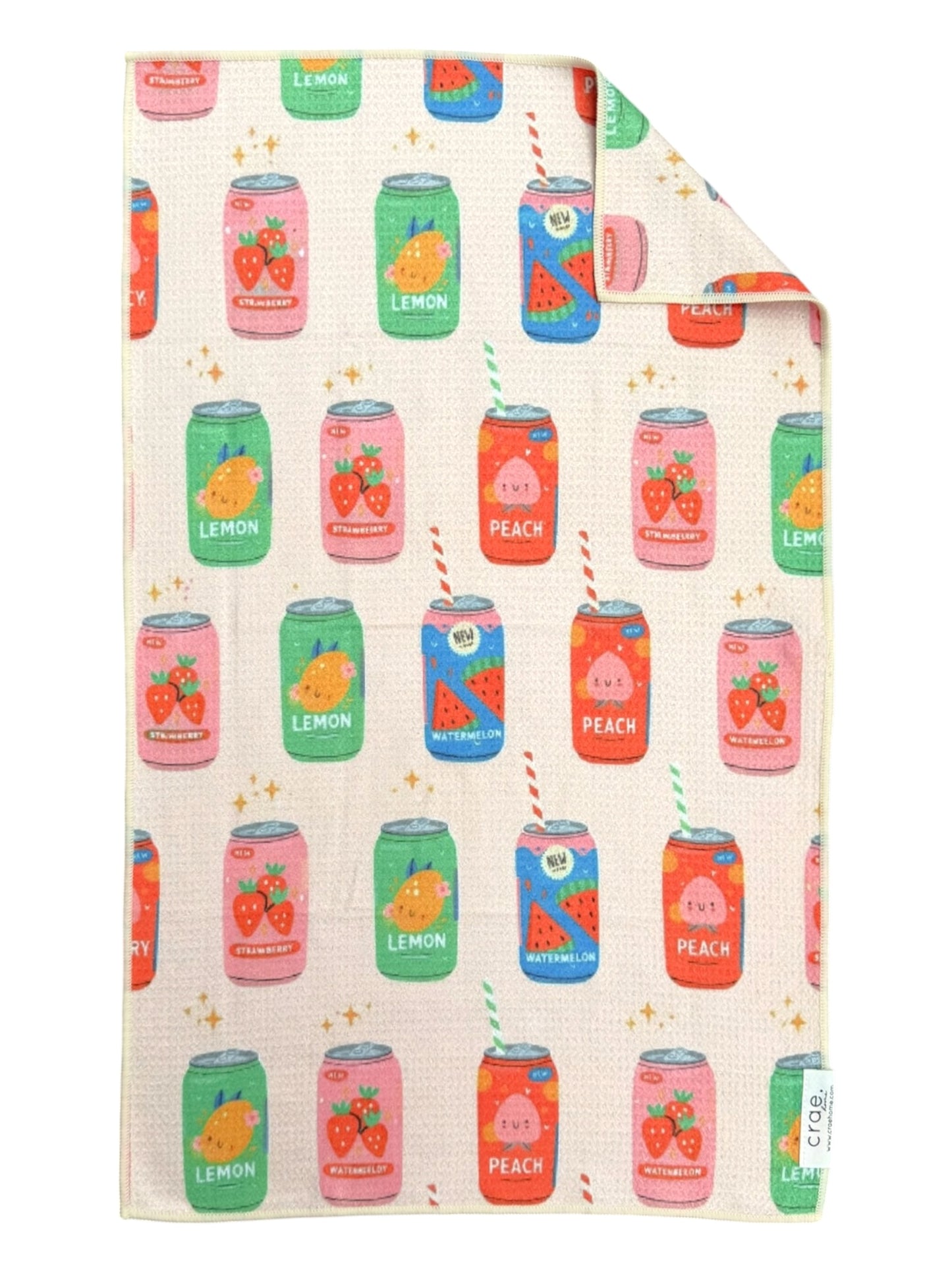 Sip Happens: Double-Sided Hand Towel