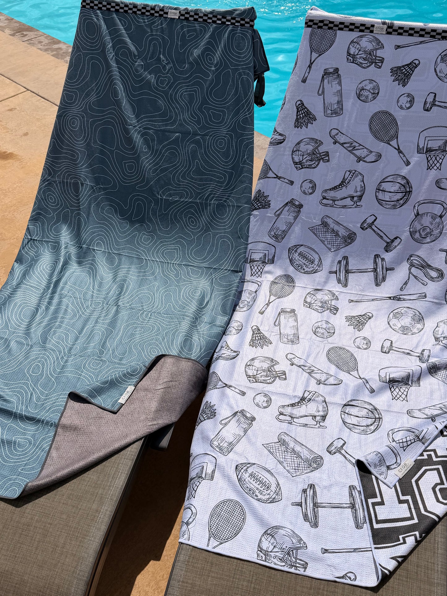 All Star Pool Towel: Reversible