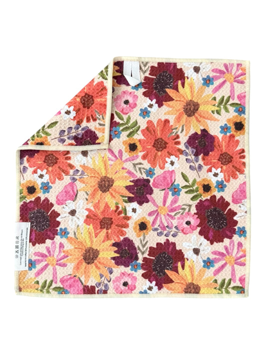 Flower Child: Double-Sided Washcloth