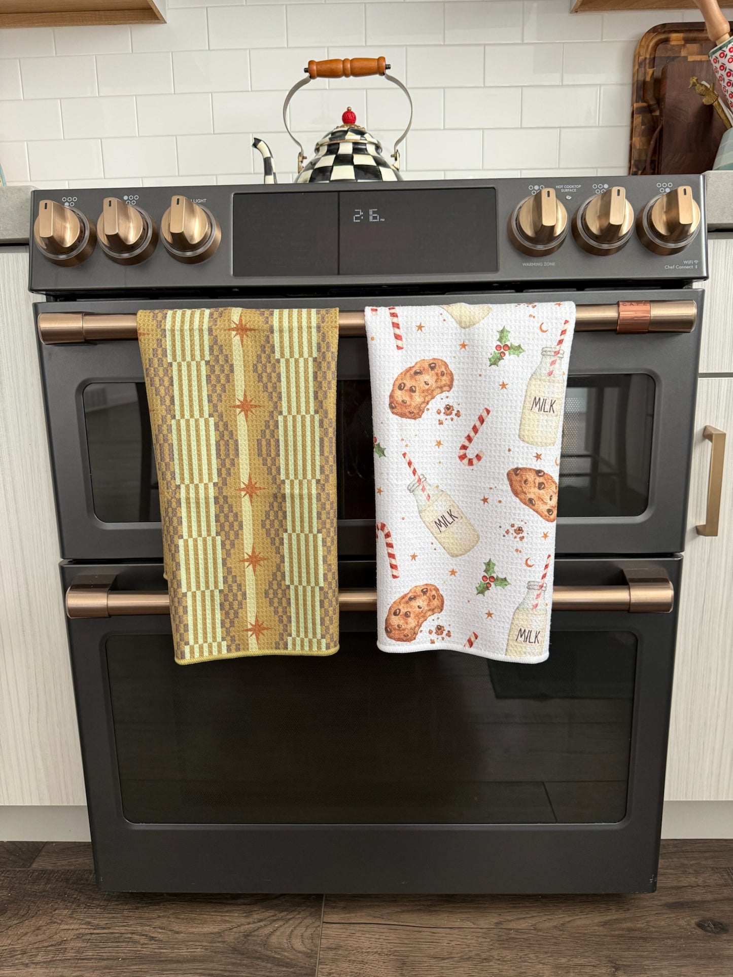 Santa's Midnight Munch: Double-Sided Hand Towel