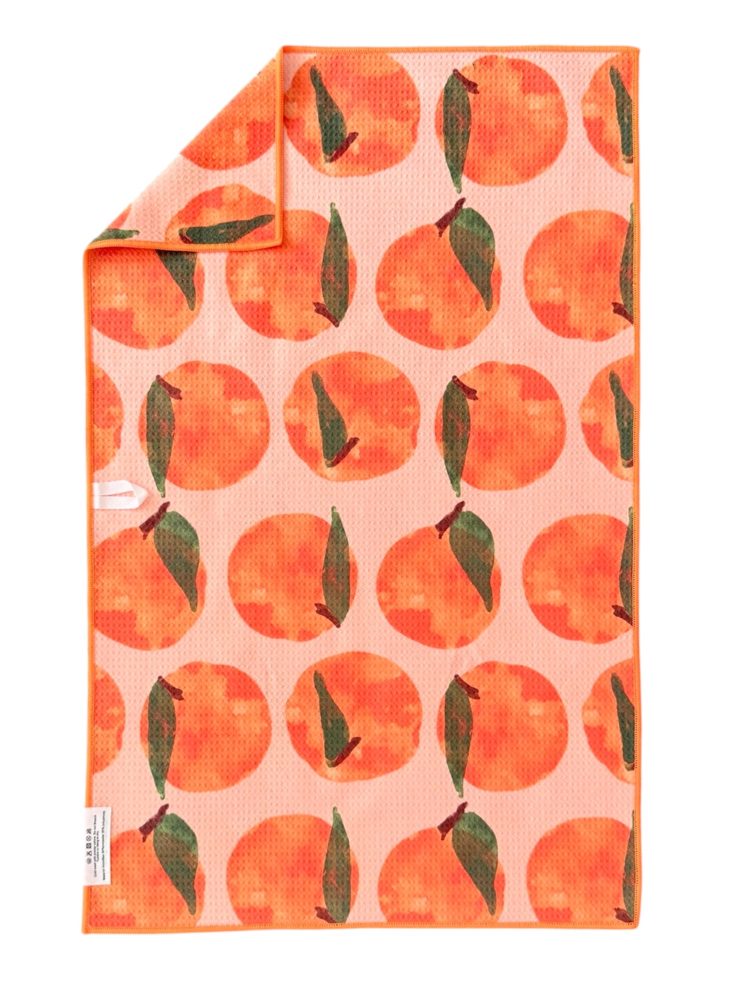 Orange Moons: Double-Sided Hand Towel