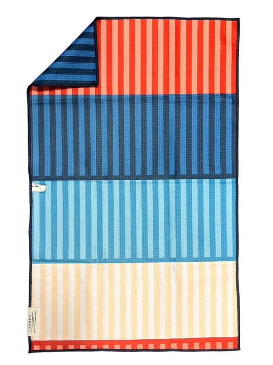 Stripes And Stripes: Double-Sided Hand Towel