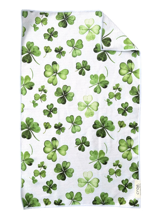 Shamrock Shuffle: Double-Sided Hand Towel