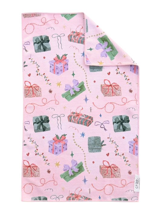 Tied Up In Cheer: Double-Sided Hand Towel