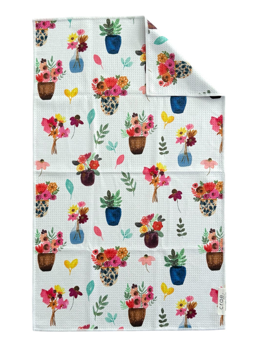 Petal Lane & Posey: 2 Double Sided-Hand Towels