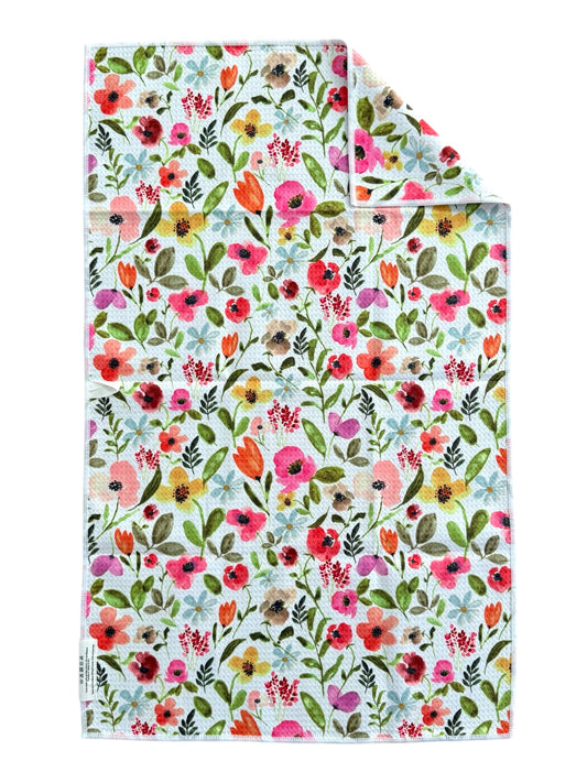Petal Lane: Double-Sided Hand Towel