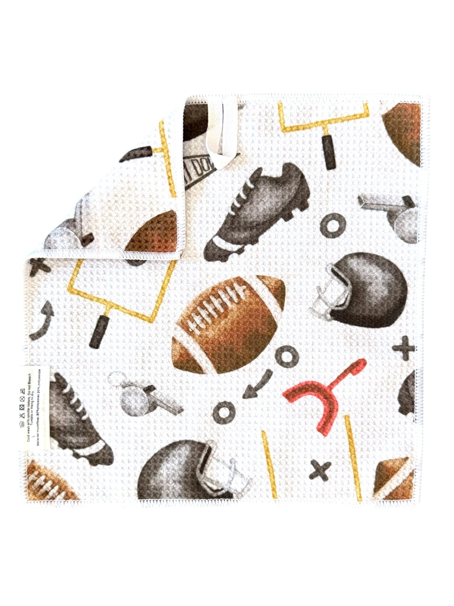 X's and O's: Double-Sided Washcloth