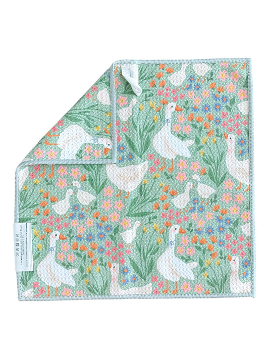 Wildflower Waddle: Double-Sided Washcloth