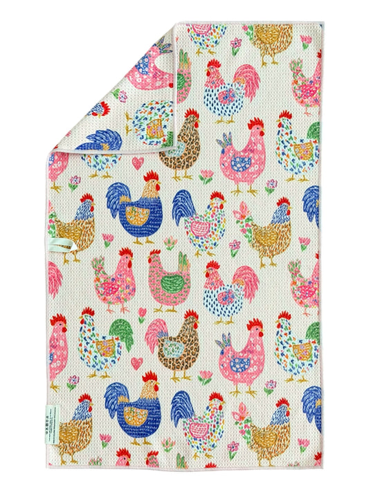 Feathered Friends: Double-Sided Hand Towel