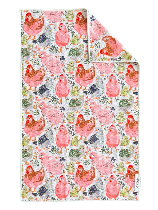 Coop Cuties: Double-Sided Hand Towel