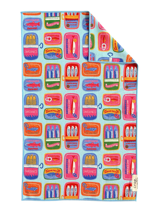 Something's Fishy: Double-Sided Hand Towel