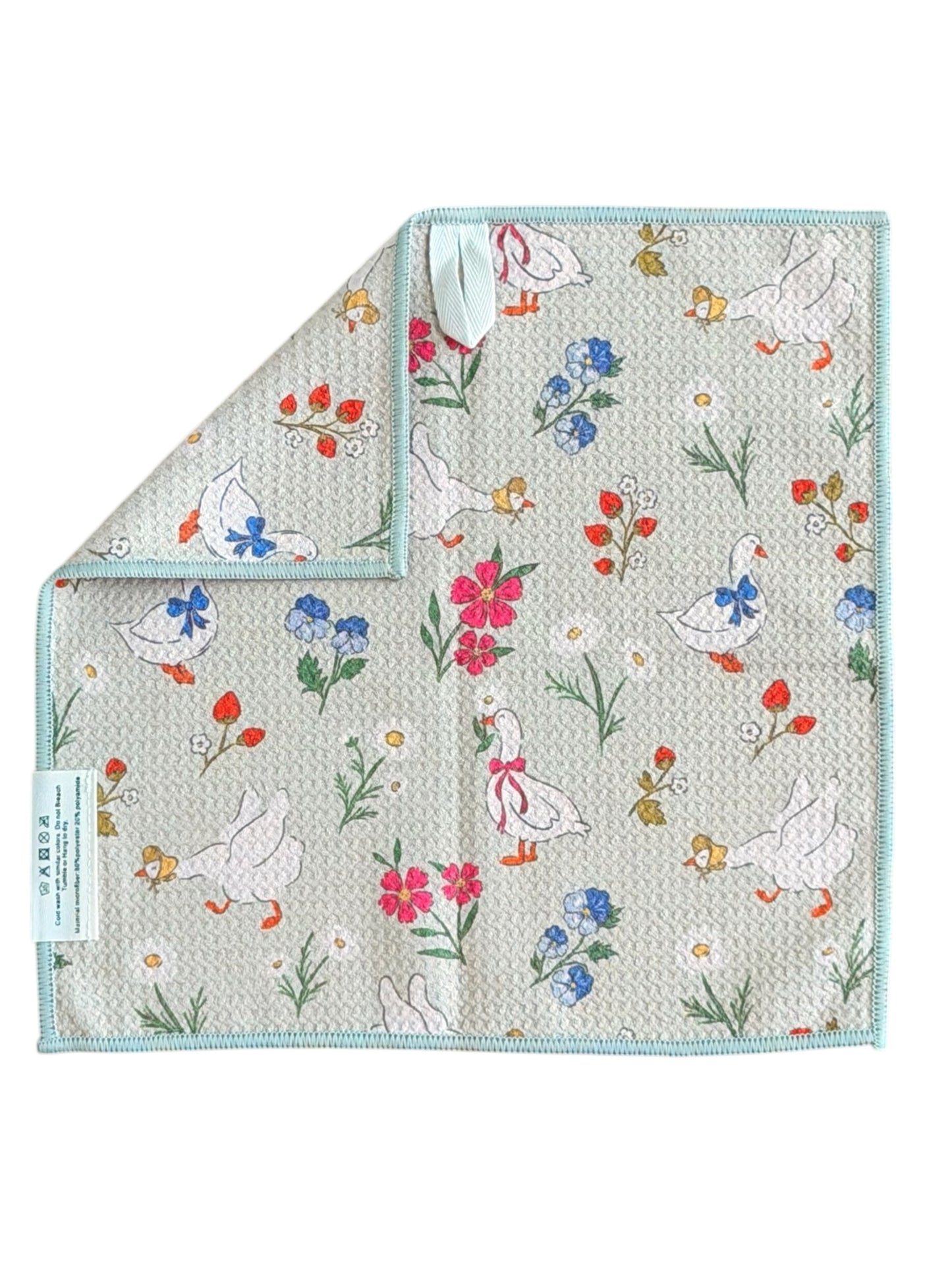 Willow Goose: Double-Sided Washcloth