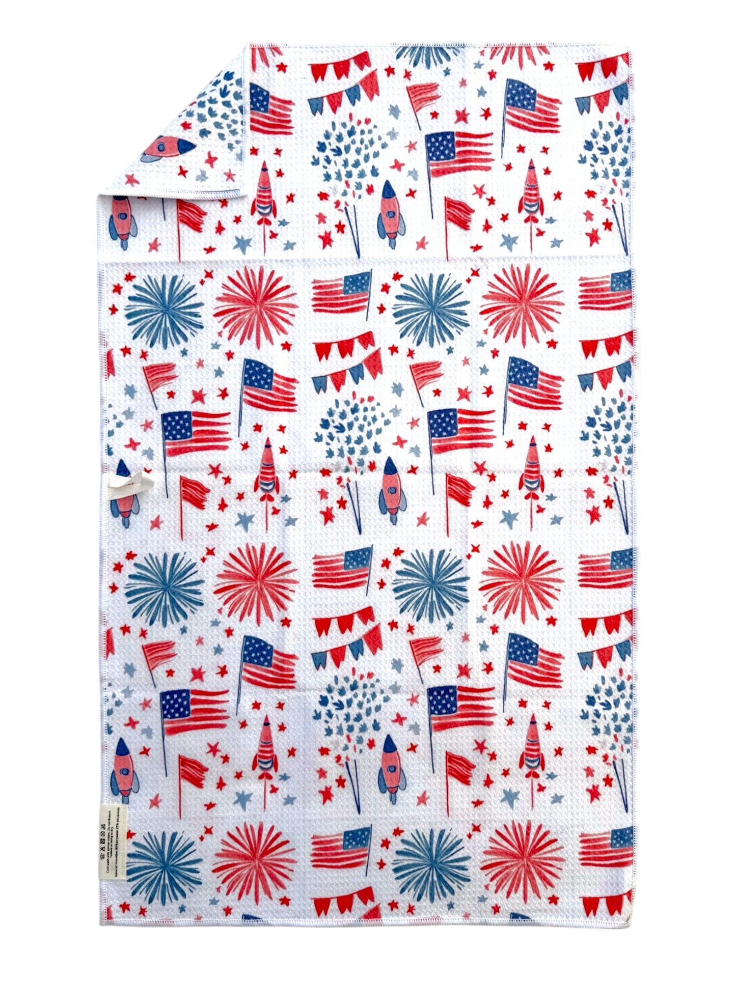 Main Street Parade/Hometown Memories: 2 Double Sided-Hand Towels
