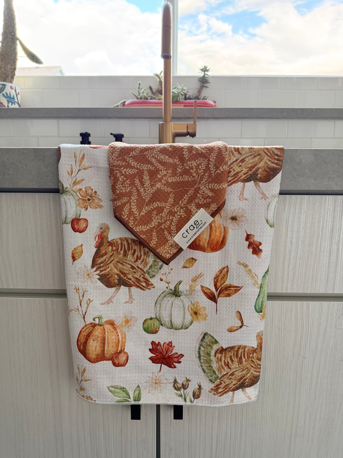 Sir Gobbelot/Mavis: Double Sided-Hand Towel Washcloth Set