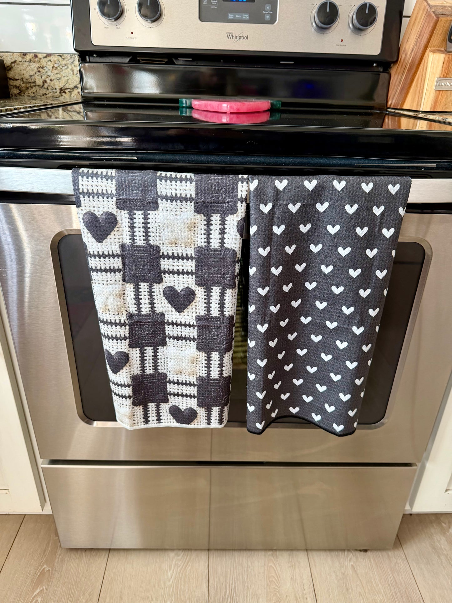 Love Struck: Double-Sided Hand Towel