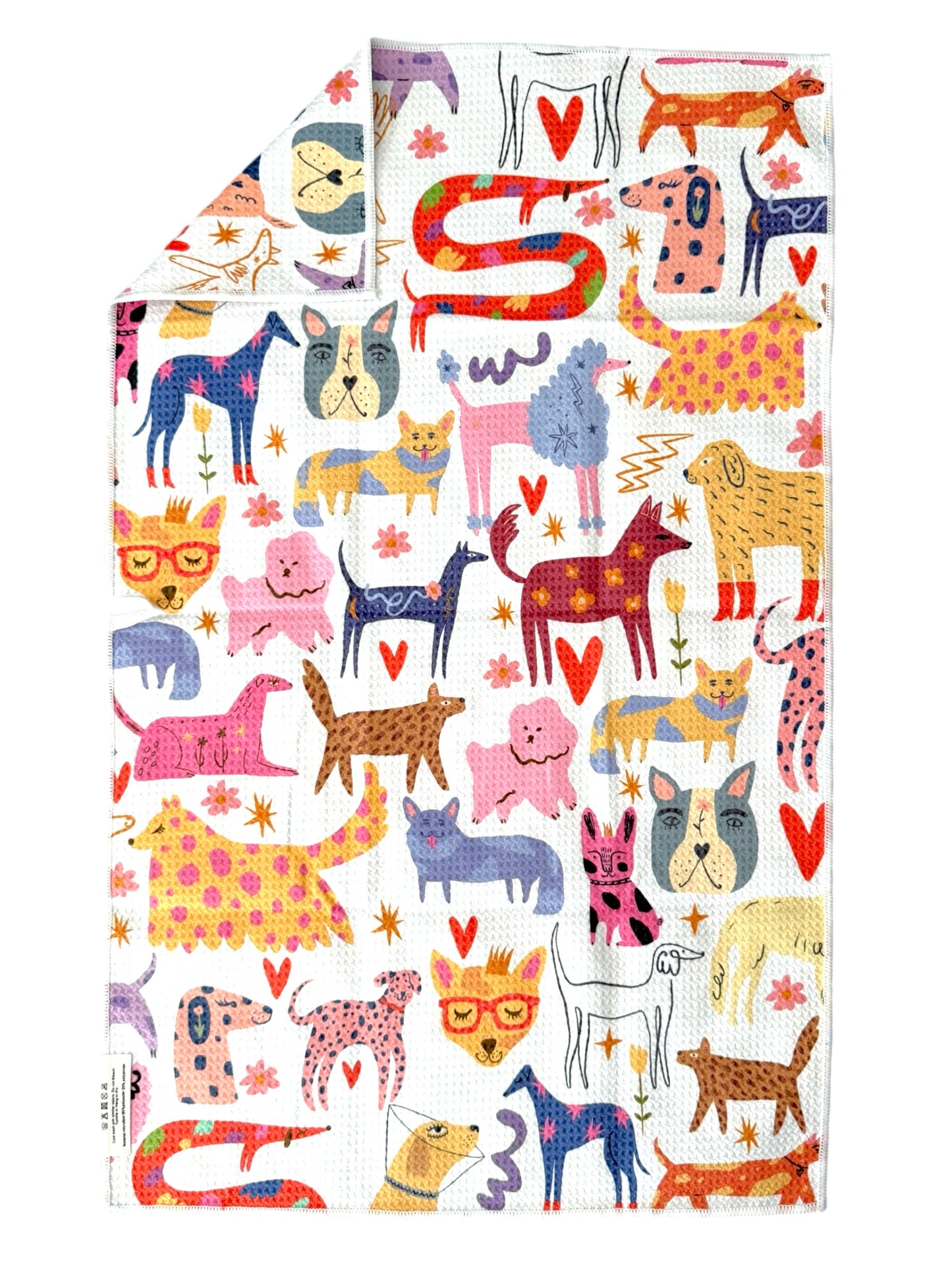 Wooftastic: Double-Sided Hand Towel