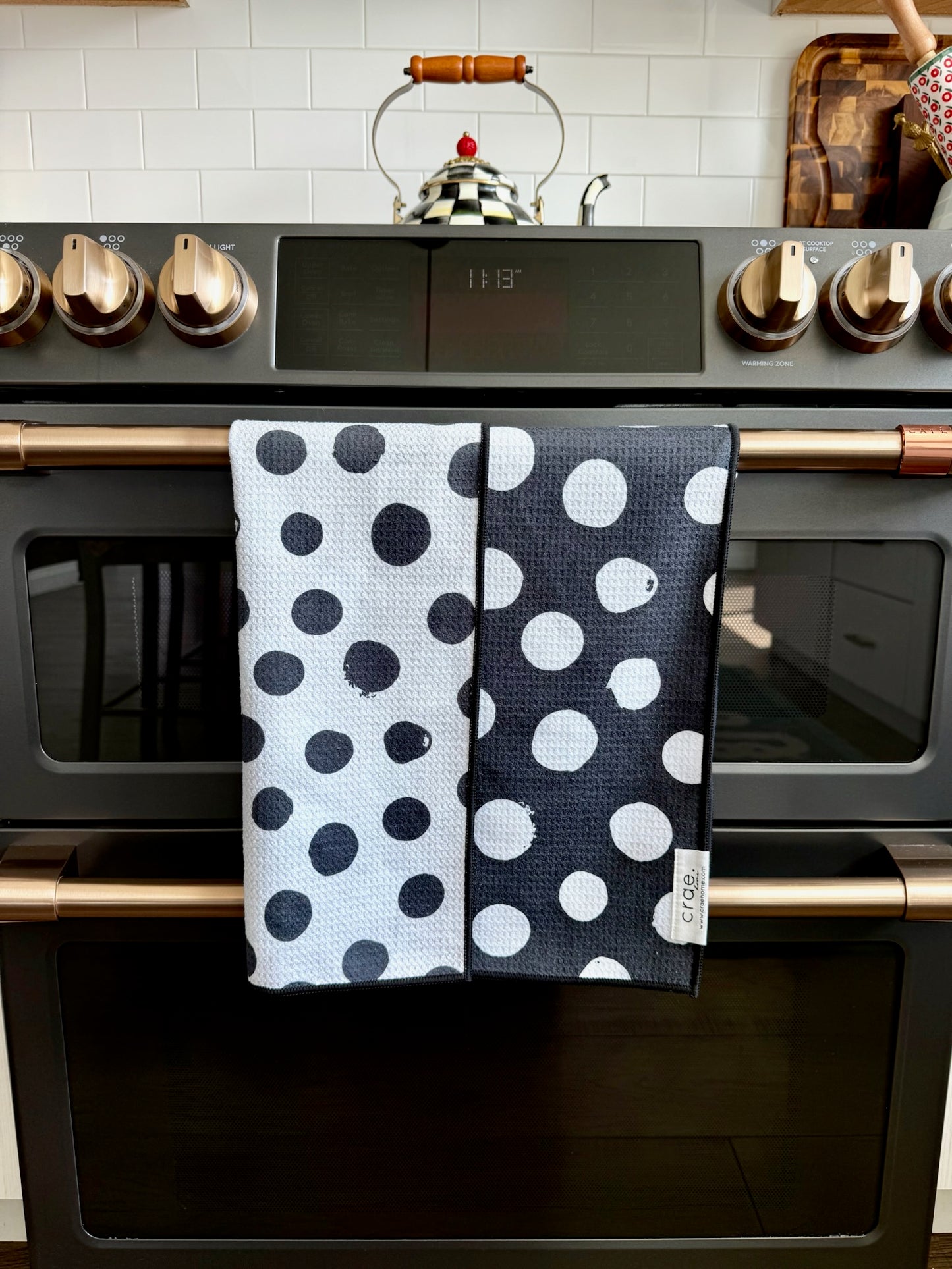 Polka Dottie: Reversible Hand Towel