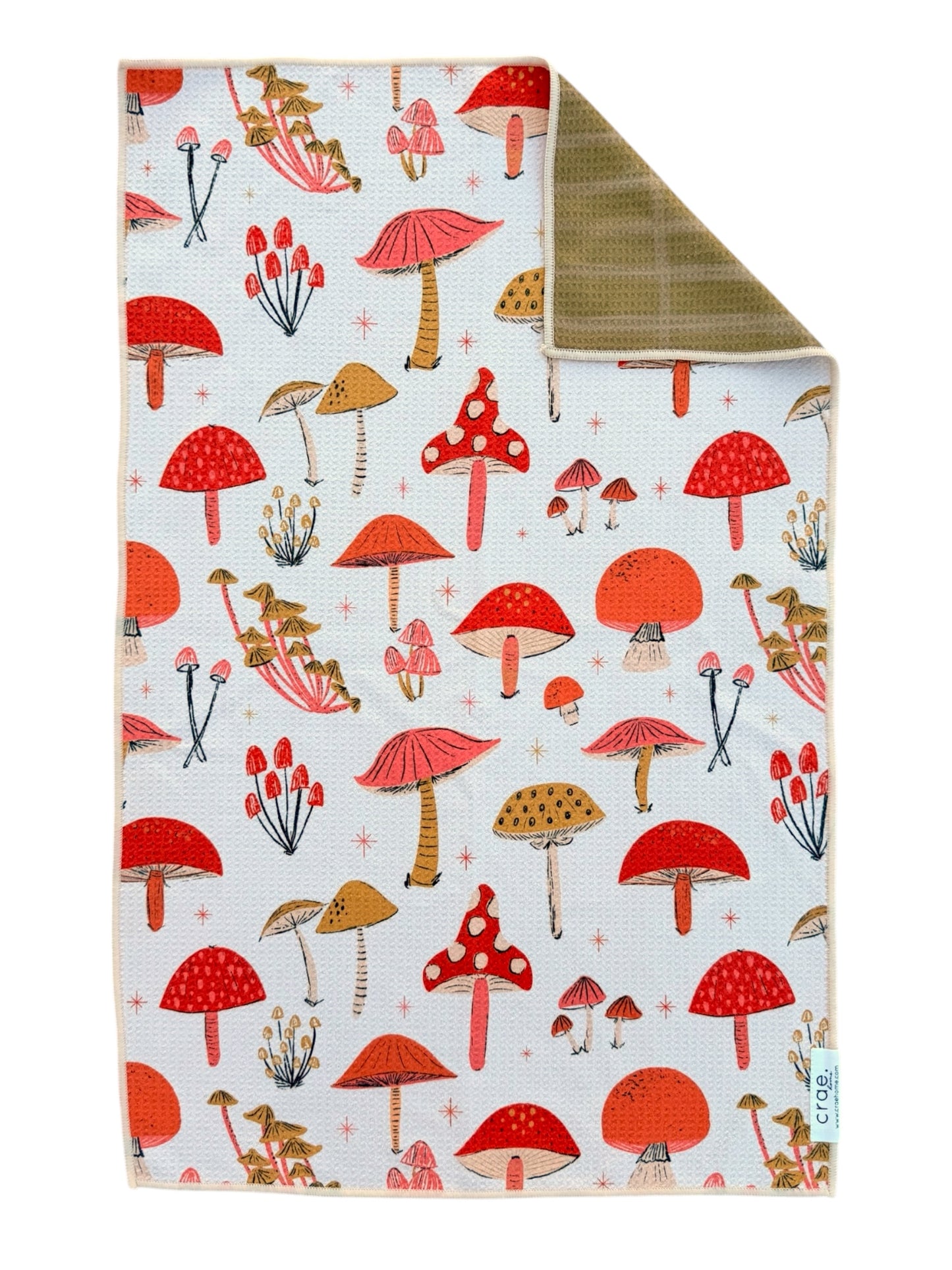 Toadstool Tales: Reversible Hand Towel