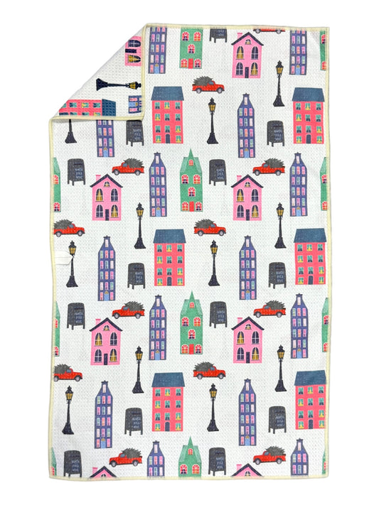 Downtown: Double-Sided Hand Towel