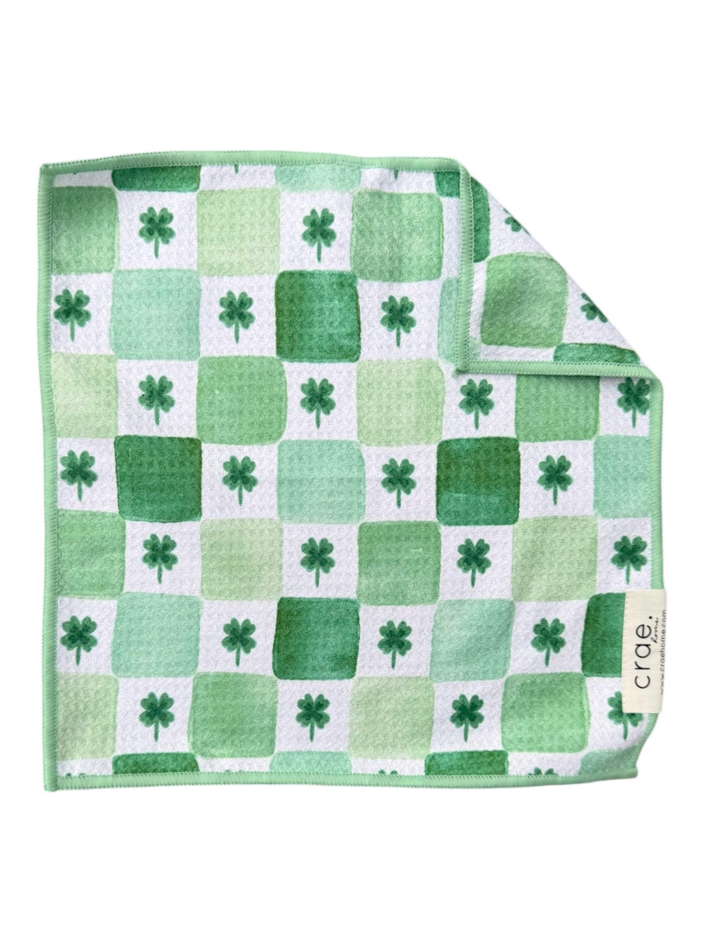 Check Your Luck: Double-Sided Washcloth