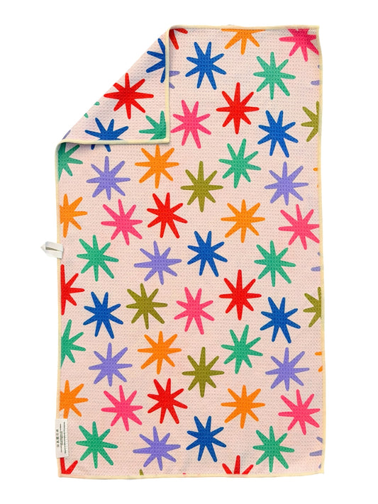 Pop Goes The Rainbow: Double-Sided Hand Towel