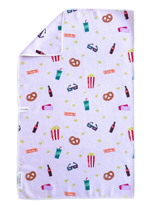 Movie Munchies: Double-Sided Hand Towel