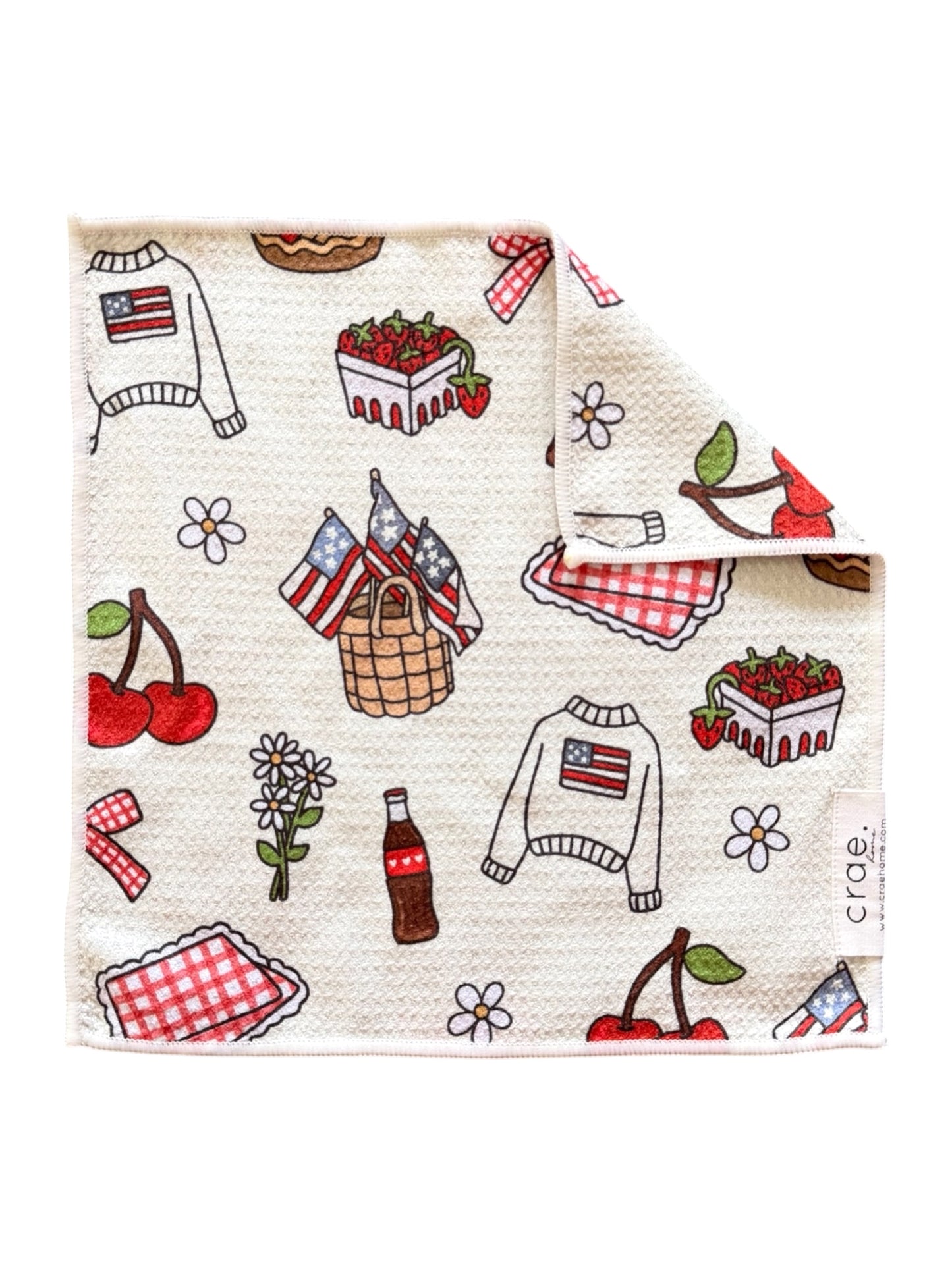 Summer Social: Double-Sided Washcloth