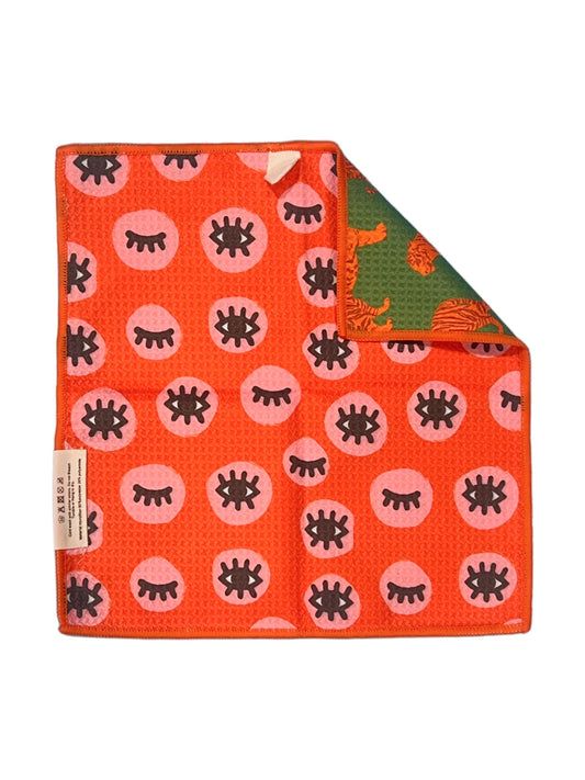 Eye of the Tiger: Reversible Washcloth