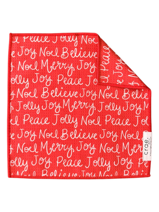 Seasons Greetings: Double-Sided Washcloth