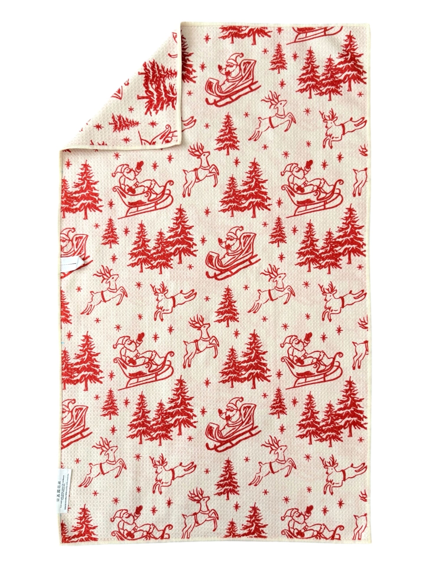 Sleigh The Night: Double-Sided Hand Towel
