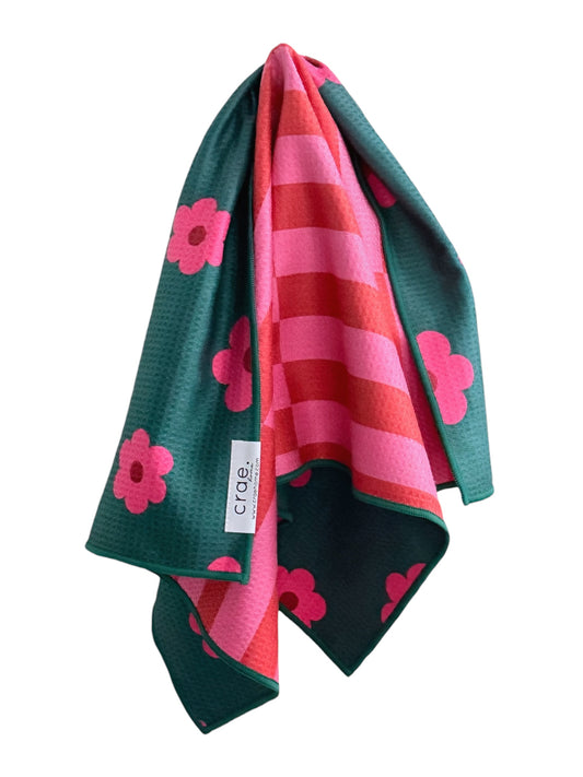 Pink Punch: Reversible Hand Towel
