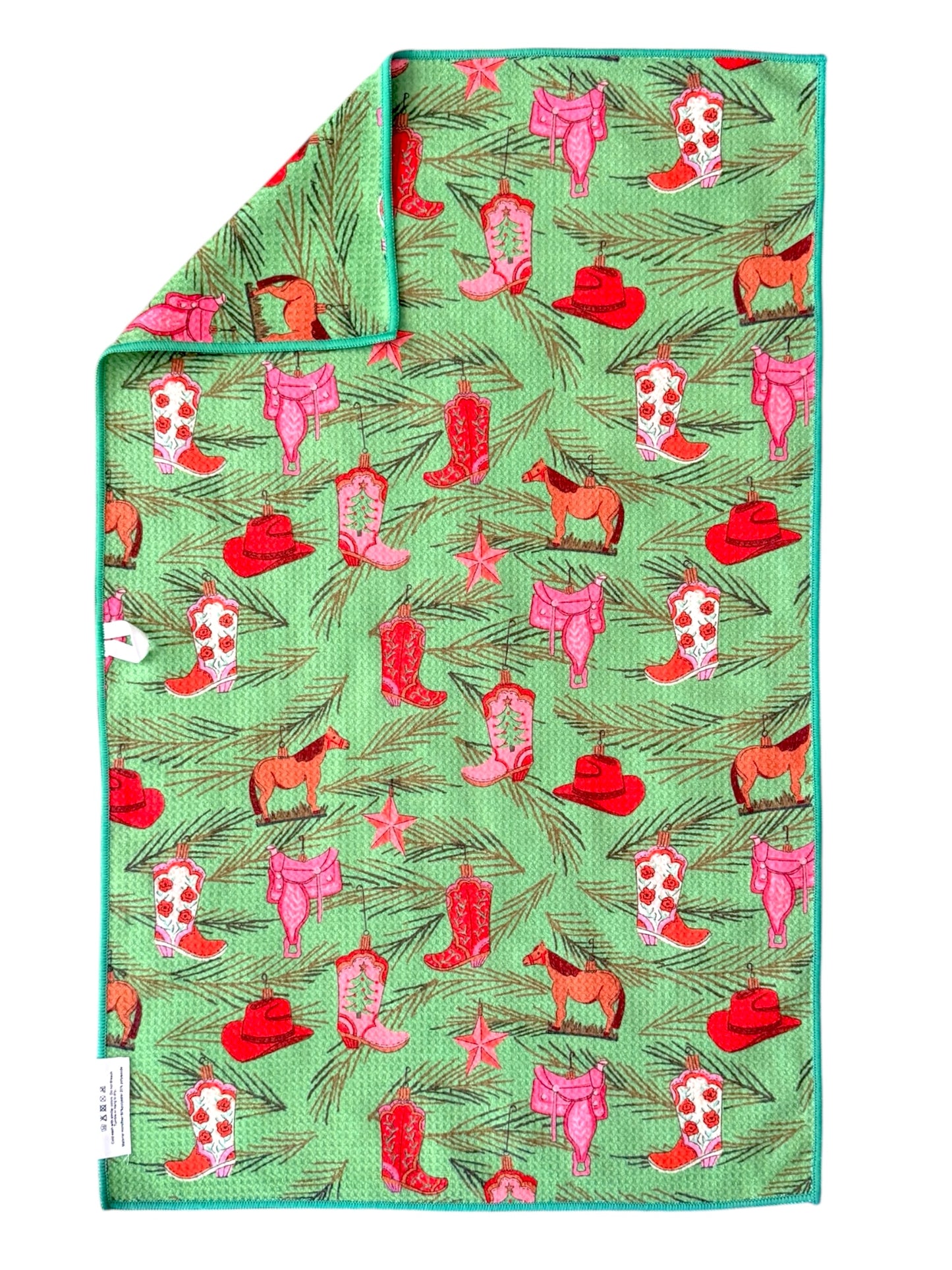 Country Christmas: Double-Sided Hand Towel