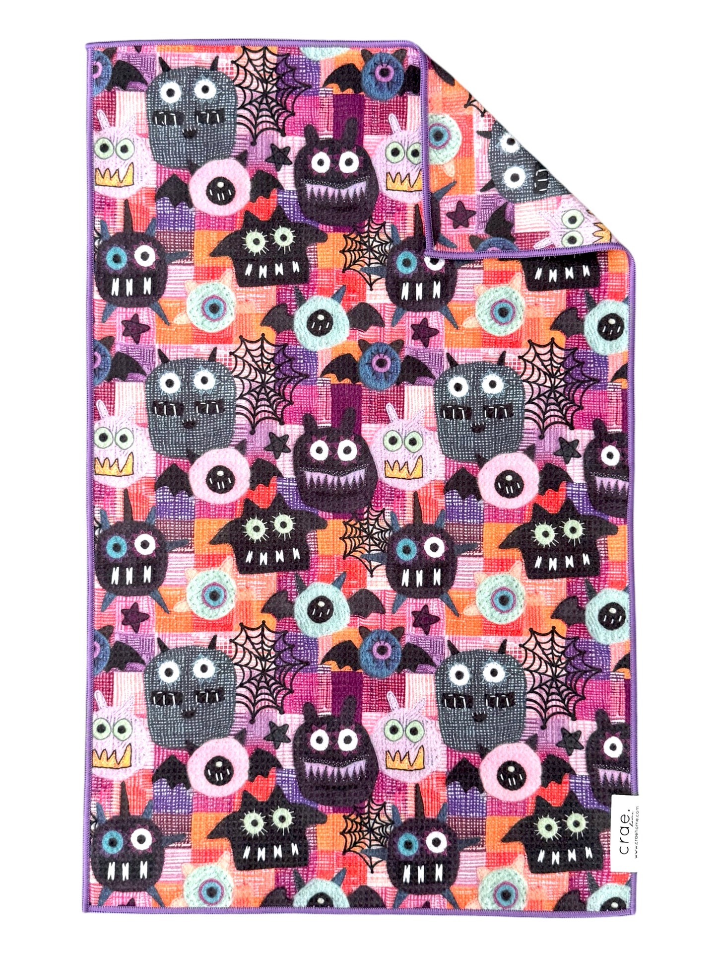 Frightful Friends: Double-Sided Hand Towel