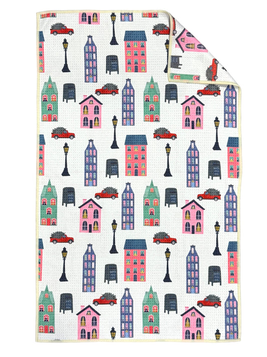 Downtown: Double-Sided Hand Towel