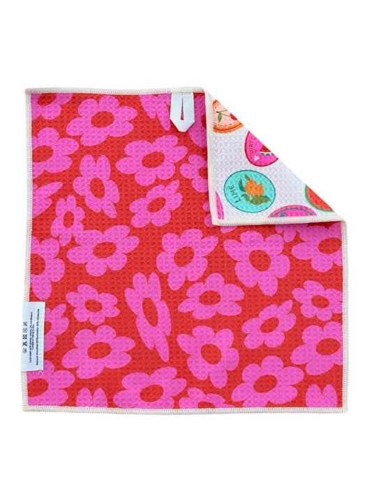 100% Juice: Reversible Washcloth